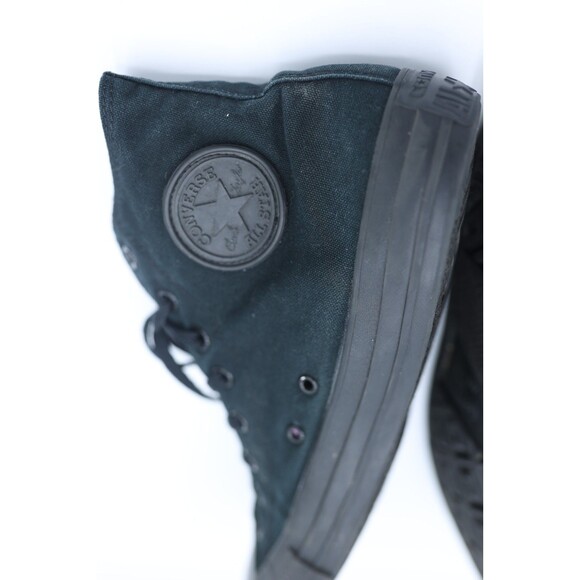 Converse All Star Unisex Chuck Taylor Triple Black High Top Sz M 11 W 13 Emo - Picture 3 of 10